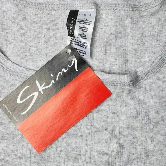 NWT Skiny  Red loop A shirt in Heather gray vintage 100% cotton choose … - Picture 3 of 6